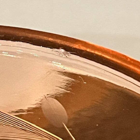 Vintage Pink Depression Glass Etched Flowers Candlesticks - Picture 7 of 7